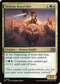 Veteran Beastrider - Aetherdrift - Magic: The Gathering card