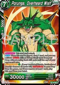 Porunga, Overheard Wish - History of Z - Dragon Ball Super: Masters card