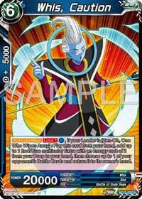 Whis, Caution - History of Z - Dragon Ball Super: Masters card