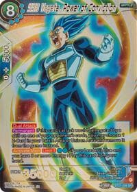 SSB Vegeta, Power of Conviction - History of Z - Dragon Ball Super: Masters card