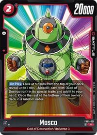 Mosco - New Adventure - Dragon Ball Super: Fusion World card