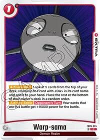 Warp-sama - New Adventure - Dragon Ball Super: Fusion World card