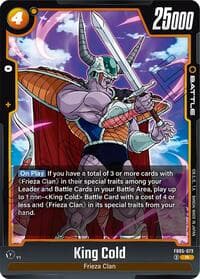 King Cold - New Adventure - Dragon Ball Super: Fusion World card