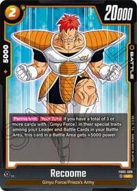 Recoome - New Adventure - Dragon Ball Super: Fusion World card