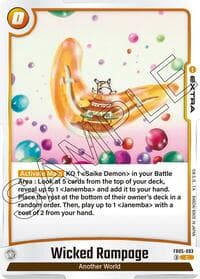 Wicked Rampage - New Adventure - Dragon Ball Super: Fusion World card