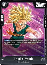 Trunks : Youth - New Adventure - Dragon Ball Super: Fusion World card