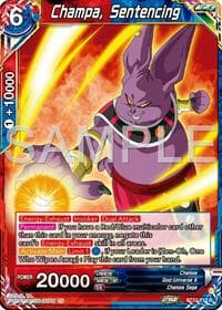 Champa, Sentencing - History of Z - Dragon Ball Super: Masters card