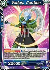 Vados, Caution - History of Z - Dragon Ball Super: Masters card