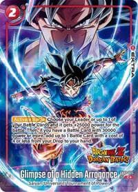 Glimpse of a Hidden Arrogance (Dragon Ball Z Dokkan Battle Alternate Art) - Blazing Aura Alternate Art Reprints - Dragon Ball Super: Fusion World card