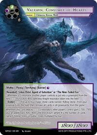 Valravn, Consumer of Hearts - Masterpiece Collection 02 "Fates Reunited!" - Force of Will card