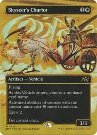 Skyseer's Chariot (Borderless) (First-Place Foil) - Aetherdrift - Magic: The Gathering card