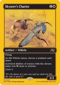 Skyseer's Chariot (First-Place Foil) - Aetherdrift - Magic: The Gathering card