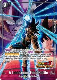 A Lonesome, Final Battle (Dragon Ball Z Dokkan Battle Alternate Art) - Starter Deck 5: Bardock Alternate Art Reprints - Dragon Ball Super: Fusion World card