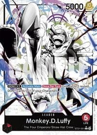 Monkey.D.Luffy (001) (Parallel) - ST-21: Starter Deck 21 EX Gear 5 - One Piece Card Game card