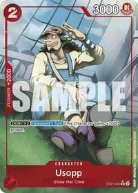 Usopp (Parallel) - ST-21: Starter Deck 21 EX Gear 5 - One Piece Card Game card