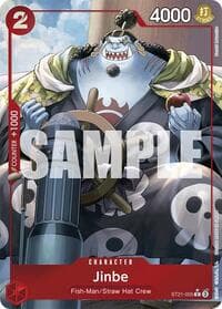 Jinbe (Parallel) - ST-21: Starter Deck 21 EX Gear 5 - One Piece Card Game card