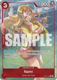 Nami (Parallel) - ST-21: Starter Deck 21 EX Gear 5 - One Piece Card Game card