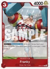 Franky - ST-21: Starter Deck 21 EX Gear 5 - One Piece Card Game card