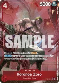 Roronoa Zoro (Parallel) - ST-21: Starter Deck 21 EX Gear 5 - One Piece Card Game card