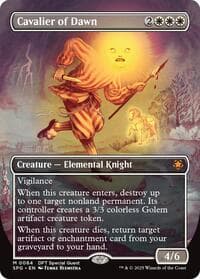 Cavalier of Dawn (Borderless) - Special Guests - Magic: The Gathering card