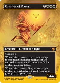 Cavalier of Dawn (Borderless) (First-Place Foil) - Special Guests - Magic: The Gathering card