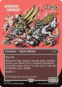 Guardian Sunmare (Borderless) - Aetherdrift - Magic: The Gathering card