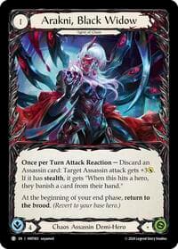 Arakni, Black Widow // Arakni, Funnel Web - The Hunted - Flesh and Blood TCG card