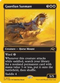 Guardian Sunmare (First-Place Foil) - Aetherdrift - Magic: The Gathering card