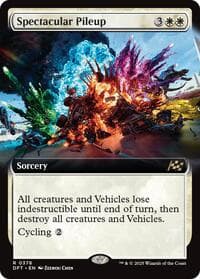 Spectacular Pileup (Extended Art) - Aetherdrift - Magic: The Gathering card