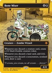 Bone Miser (Borderless) (First-Place Foil) - Special Guests - Magic: The Gathering card
