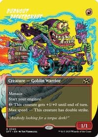 Burnout Bashtronaut (Borderless) - Aetherdrift - Magic: The Gathering card