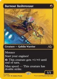 Burnout Bashtronaut (First-Place Foil) - Aetherdrift - Magic: The Gathering card
