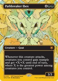 Pathbreaker Ibex (Borderless) (First-Place Foil) - Special Guests - Magic: The Gathering card