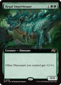 Regal Imperiosaur (Extended Art) - Aetherdrift - Magic: The Gathering card
