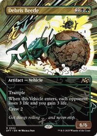 Debris Beetle (Borderless) - Aetherdrift - Magic: The Gathering card
