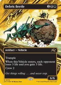 Debris Beetle (Borderless) (First-Place Foil) - Aetherdrift - Magic: The Gathering card
