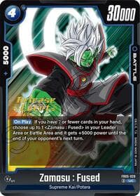 Zamasu : Fused - New Adventure Release Event Cards - Dragon Ball Super: Fusion World card