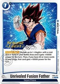 Unrivaled Fusion Father - New Adventure Release Event Cards - Dragon Ball Super: Fusion World card