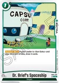 Dr. Brief's Spaceship - New Adventure Release Event Cards - Dragon Ball Super: Fusion World card