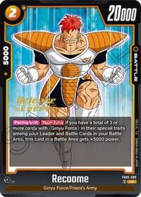Recoome - New Adventure Release Event Cards - Dragon Ball Super: Fusion World card