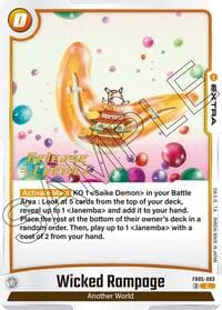Wicked Rampage - New Adventure Release Event Cards - Dragon Ball Super: Fusion World card