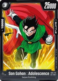 Son Gohan : Adolescence - FB05-102 - New Adventure Release Event Cards - Dragon Ball Super: Fusion World card