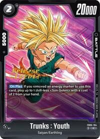 Trunks : Youth - New Adventure Release Event Cards - Dragon Ball Super: Fusion World card