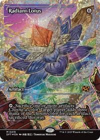 Radiant Lotus (Showcase) (Fracture Foil) - Aetherdrift - Magic: The Gathering card