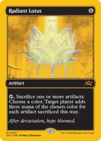 Radiant Lotus (First-Place Foil) - Aetherdrift - Magic: The Gathering card