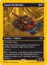 Gastal Thrillroller (First-Place Foil) - Aetherdrift - Magic: The Gathering card