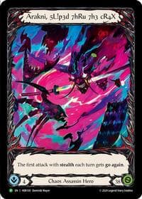 Arakni, 5L!p3d 7hRu 73h cR4X (Extended Art) - Flesh and Blood: Promo Cards - Flesh and Blood TCG card