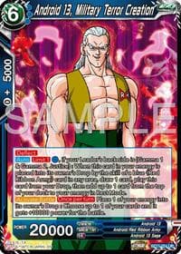 Android 13, Military Terror Creation - History of Z - Dragon Ball Super: Masters card