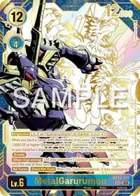 MetalGarurumon (Rare Pull) - Release Special Booster 2.5 - Digimon Card Game card
