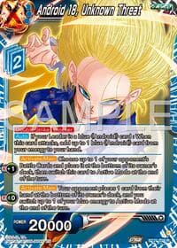 Android 18, Unknown Threat - History of Z - Dragon Ball Super: Masters card